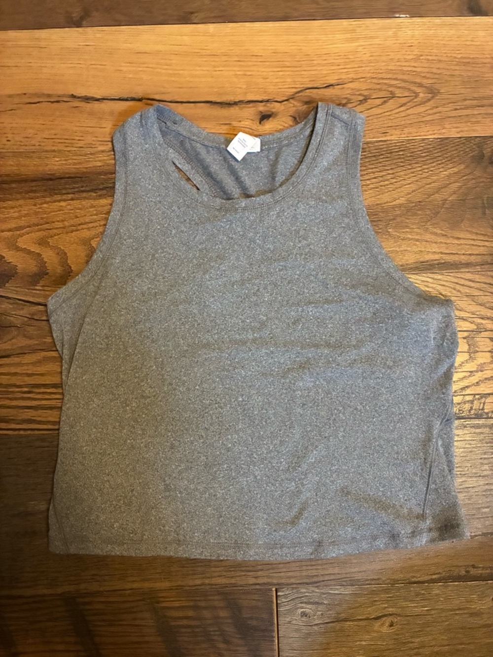 Grey athletic tank